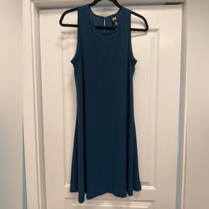 AK Dark Teal Shift Dress, Size 10